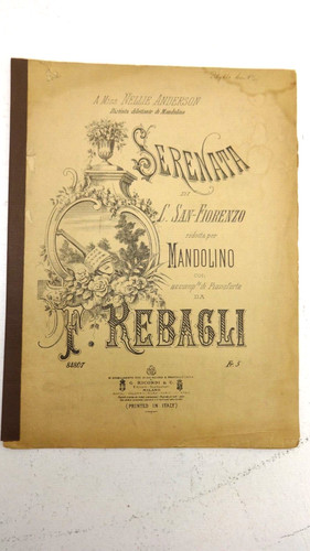 Antico mandolino musica - mandolino, 1900