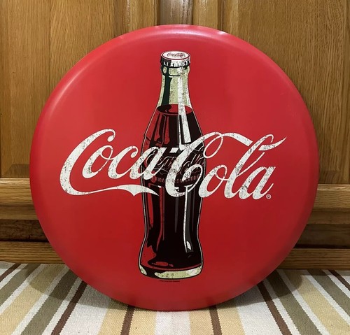 Insegna bottone coca cola - insegna,