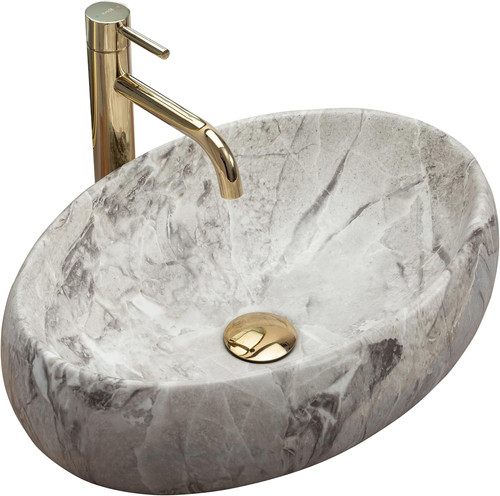 Lavabo appoggio pietra - lavabo,