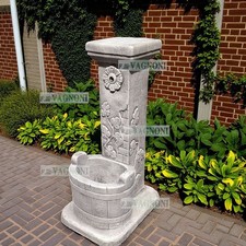 Fontana da giardino a colonna