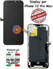 IPHONE 12 PRO MAX  TOUCHSCREEN VETRO SCHERMO MONITOR COME ORIGINALE