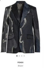 Blazer uomo Fendi blu chiaro