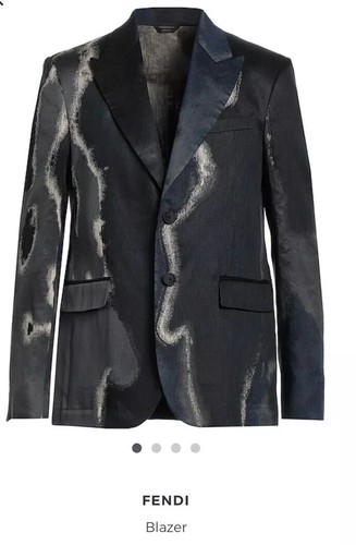 Blazer uomo fendi - blu, chiaro