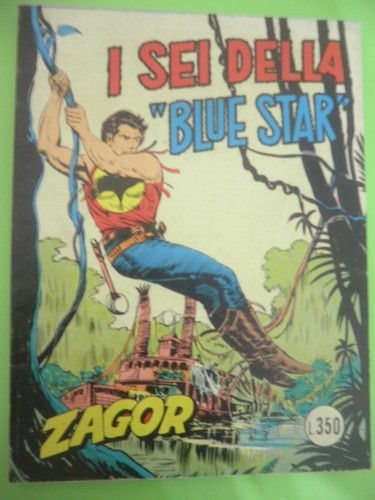 Zagor scritta rossa i sei - rossa,