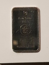 lingotto argento 999 1 Gr.