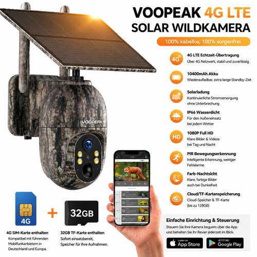 Lte solar wildlife camera - lte,