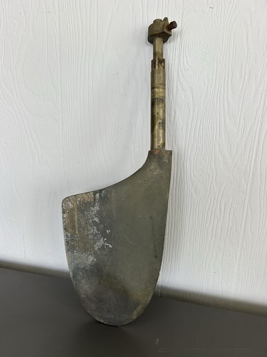 Vintage boat rudder - vintage, brass