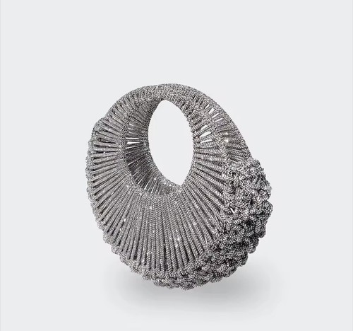 Crystal bag con cristalli - crystal,