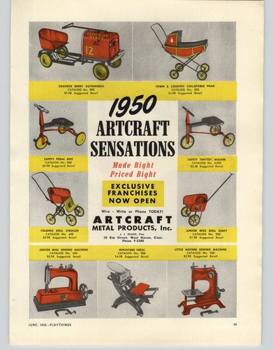 1950 carta pubblicitaria - 1950,