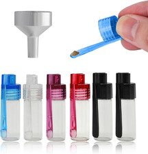 6 Pezzi Barattoli Vetro per Spezies Con Coperchi, Trasparente Vasetti Spezies, 5