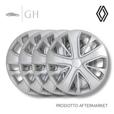 KIT 4 COPRICERCHI / COPPE / BORCHIE / PLATTO RUOTA 15'' RENAULT CLIO (IV)