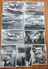 LOTTO 9 FOTOGRAFIE AEROPLANI CAPRONI S.A. MILANO 12 X 17.5 PERFETTE