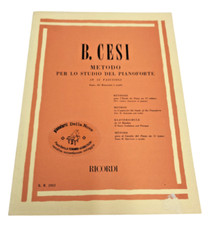 B. Cesi Metodo per Lo Studio del Pianoforte Fascicolo 2 Esercizi e Scale 1982
