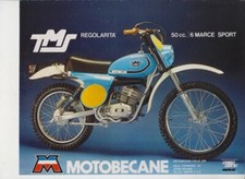 advertising PUBLICITA MOTO MOTOBECANE TMS 50  1978-MOTO REGOLARITA  ENDURO EPOCA