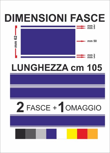 Strisce fasce per - 3,