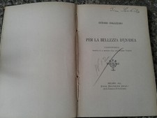 Antonio Fogazzaro PER LA BELLEZZA D'UN'IDEA Casa Editrice Galli 1893