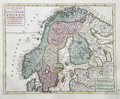 Mappa scandinavia norvegia - scandinavia,