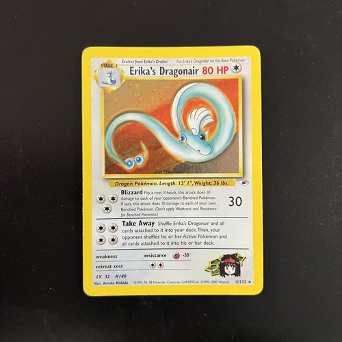 Pokemon card erika - erika's, dragonair
