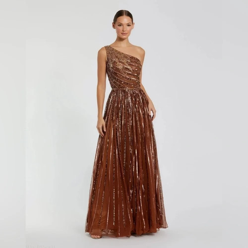 Maxi abito mac duggal - mac, con