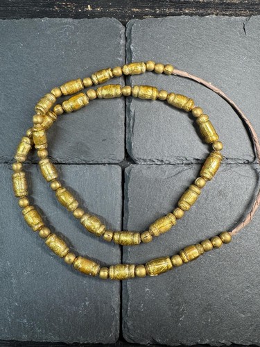 Collana perle vetro - collana, di