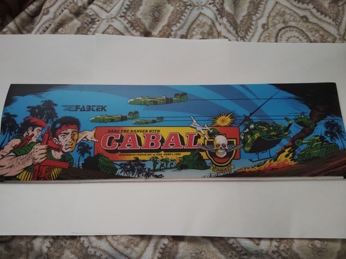 Fabtek cabal arcade marqee - cabal,