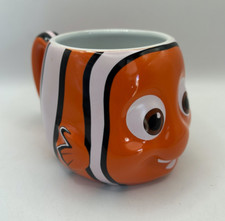 Disney Store Official Pixar Finding Nemo 3D Character Coffee Mug - Orange Fish