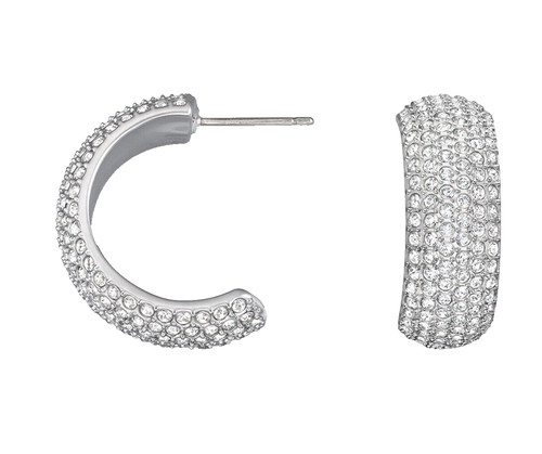 Orecchini cerchio swarovski - a,