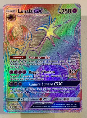 Pokemon lunala 153 149 sole - pokemon, gx