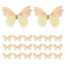 20pcs Organza Butterflies