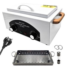 Sterilizzatore a Secco Professionale 2L 220°C Timer Acciaio Inox Estetica