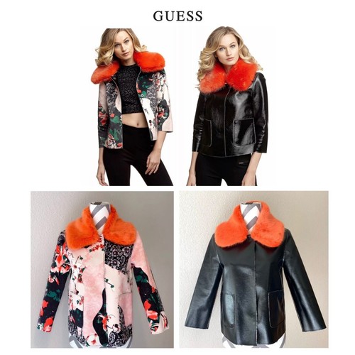Cappotto guess ecopelle - ecopelle, e