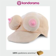 Cappello tette rosa peluche