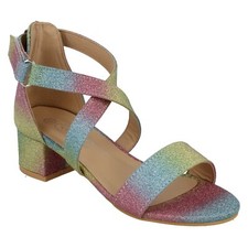Sandali Glitter Arcobaleno Con