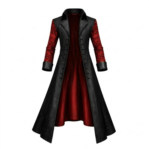 Cappotto pelle gotico mihawk - cappotto,