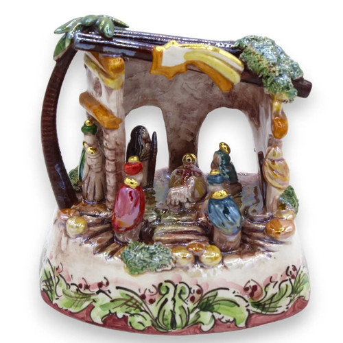 Presepe capanna 12 cm - h,