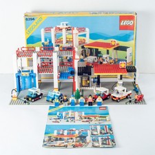 Lego 6394 Parcheggio con Garage Sopraelevato e Stazione di Servizio SHELL (1988)