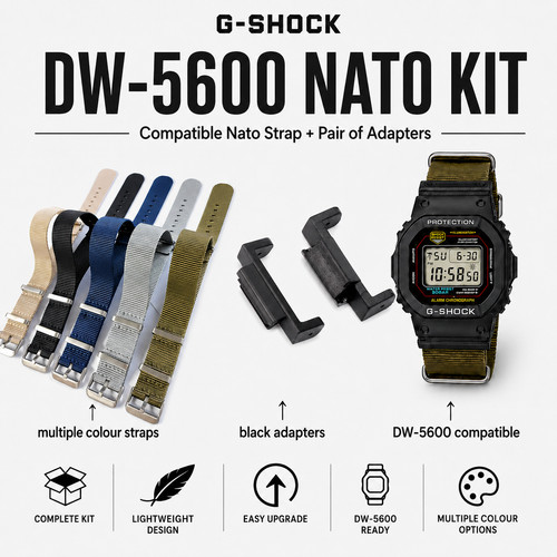 Casio shock m5600 - casio, nato