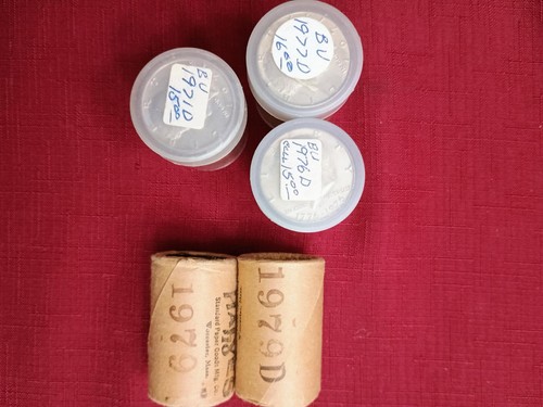 Lotto rotoli mezzo dollaro - 5,