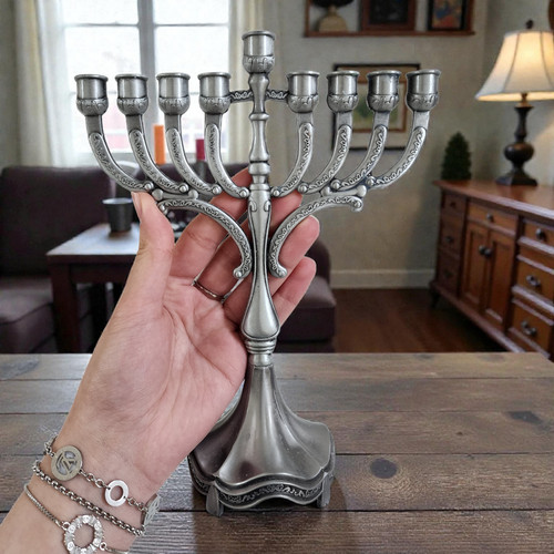 Candelabro vintage hanukkah - vintage,