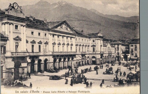 Aosta piazza carlo - aosta, alberto