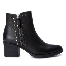 CARMELA 66942 TRONCHETTI DONNA IN PELLE CON TACCO BASSO CERNIERE LATERALI E BORC