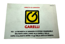 Libretto garanzia ciclomotore - libretto,