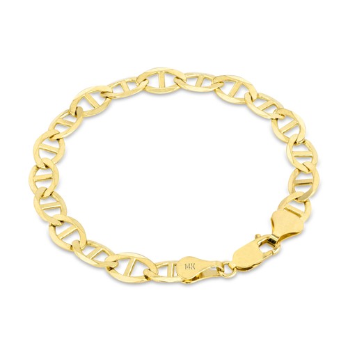 Bracciale catena piatta a - bracciale, in