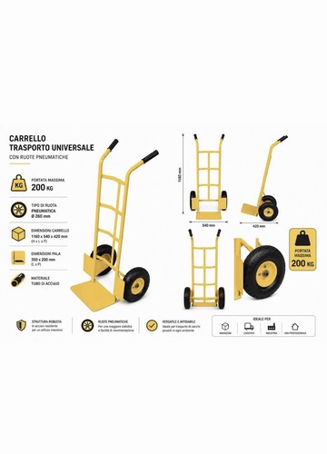 Carrello portapacchi - portapacchi, in