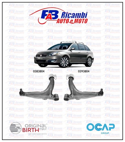 Kit coppia bracci sospensione - bracci,