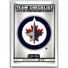 2021-22 O-Pee-Chee (Upper Deck OPC) lista di controllo squadra Winnipeg Jets #581