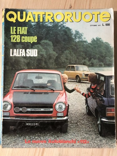Rivista quattroruote 1971 - rivista,