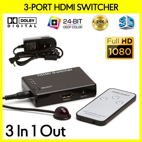 Selettore hdmi 1 out - 3-in, 1-out
