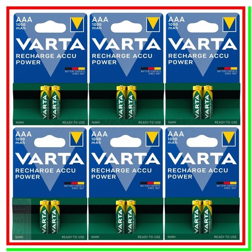 Batterie ricaricabili aaa - 12,