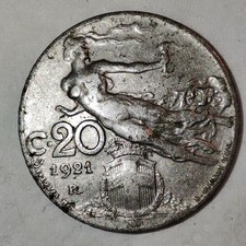 Regno d'Italia - monete da 20